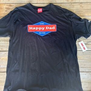Nelk Boys black Happy Dad Seltzer T-shirt
